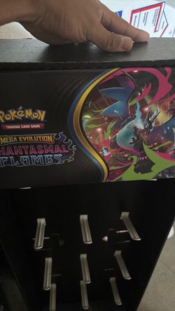 Pokémon TCG Phantasmal Flames Sleeved Hanger Display