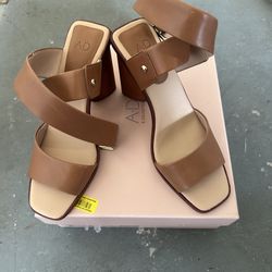 BN LADIES A  D & DAUGHTERS SANDAL HEELS SIZE 9 THE BOX SAYS 6.5