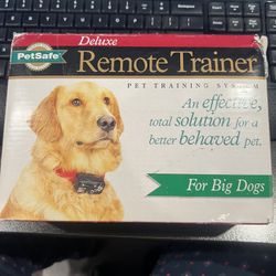 Pet safe Deluxe Remote Trainer For Big Dogs -New/Never Used