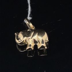 14KT Yellow Gold Elephant Pendant 1.40g 178757/11
