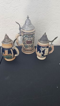 Vintage German Beer Steins