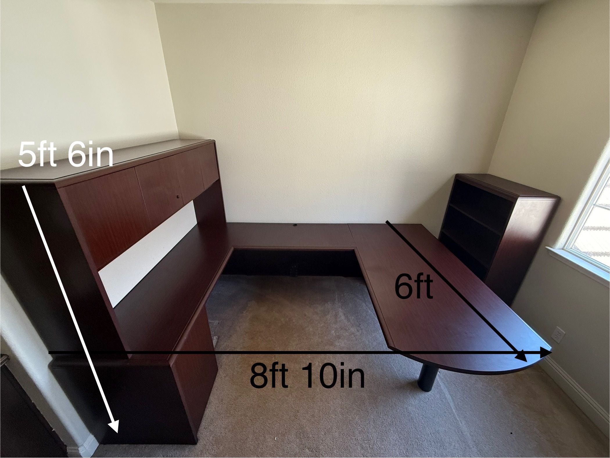 Computer Desk/office Desk, U-shaped Desk