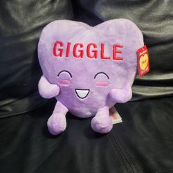 Sweatheart Giggles Heart Purple Plush.