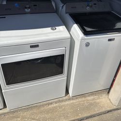 Maytag washer and dryer gas set 