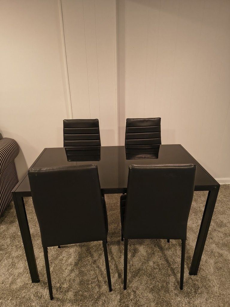 Dining table with 4 chairs