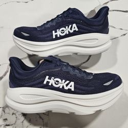 Hoka One Bondi 9 Varsity Navy Mens Size 8.5, 9Running Casual Shoes