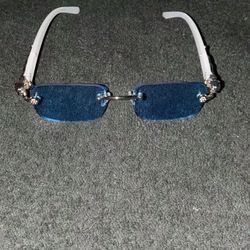 Men's designer sunglasses blue