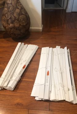 White Window Shades like New!