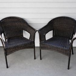 Wicker Patio Chairs - Good Condition