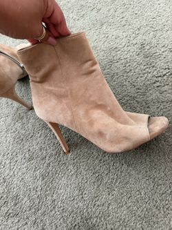 SteveMadden peep toe stiletto  ankle bootie