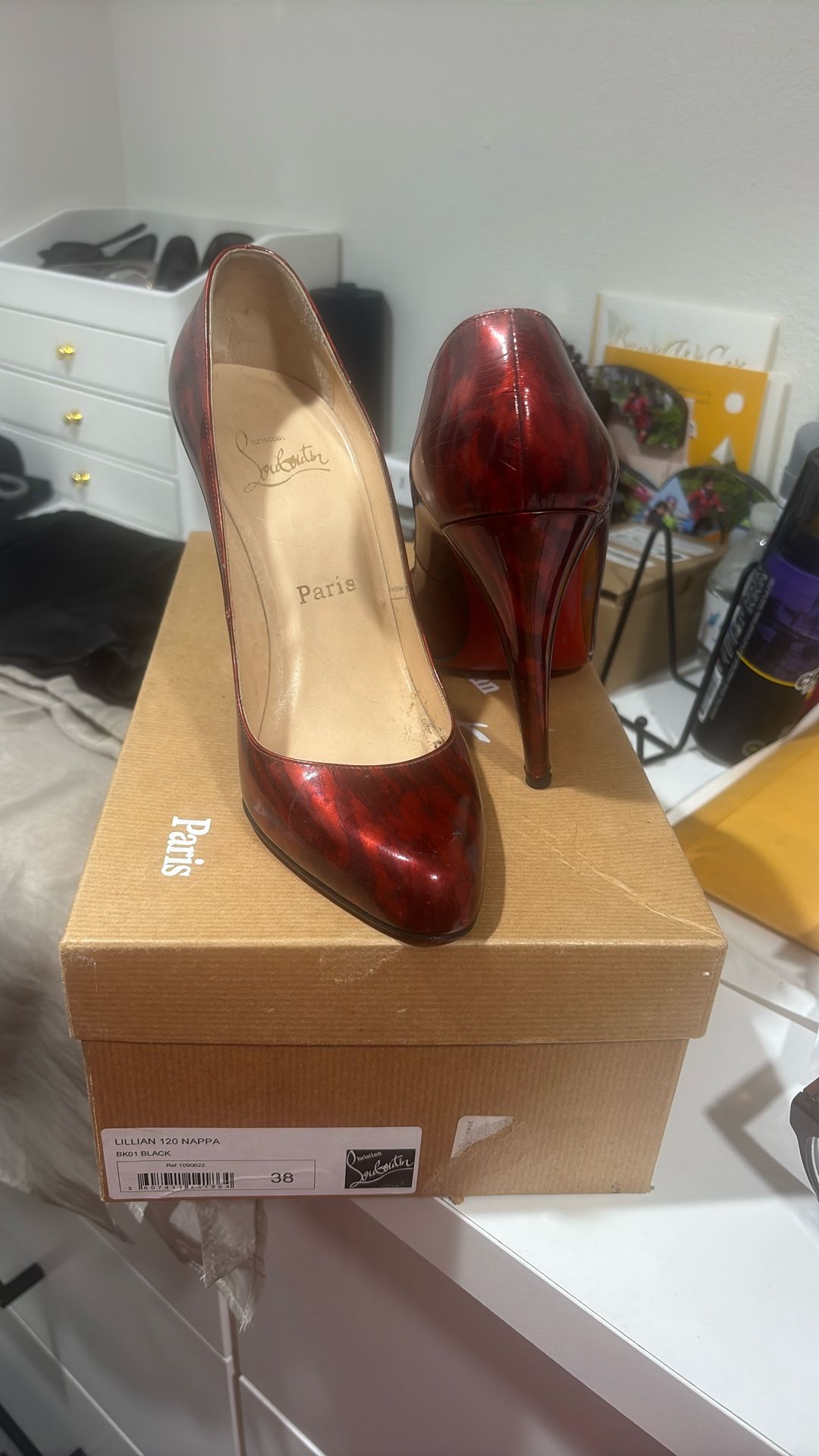Christian Louboutin Red Patent Leather Heels