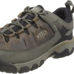 Keen Targhee III Mens Size 10 Waterproof Black Olive Brown Hiking Shoes Lo