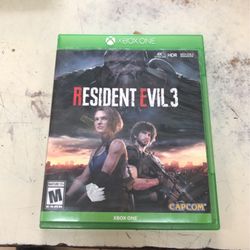 Xbox One  Resident  Evil 3 