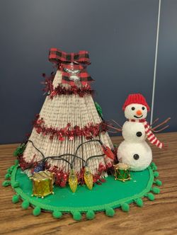 Light Up Snowman Christmas Tree