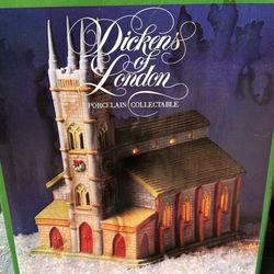Dickens Of London Porcelain church 