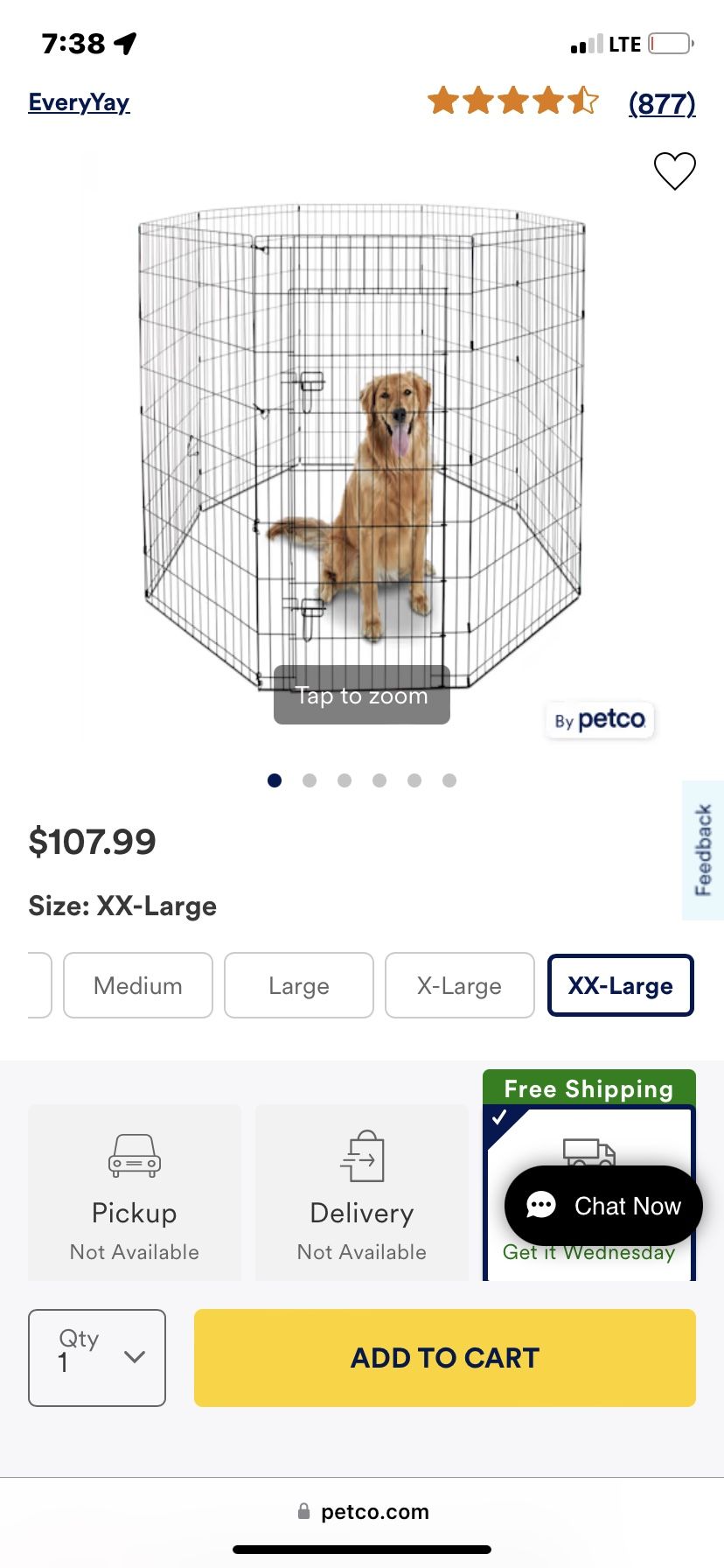 Dog Pin /crate 