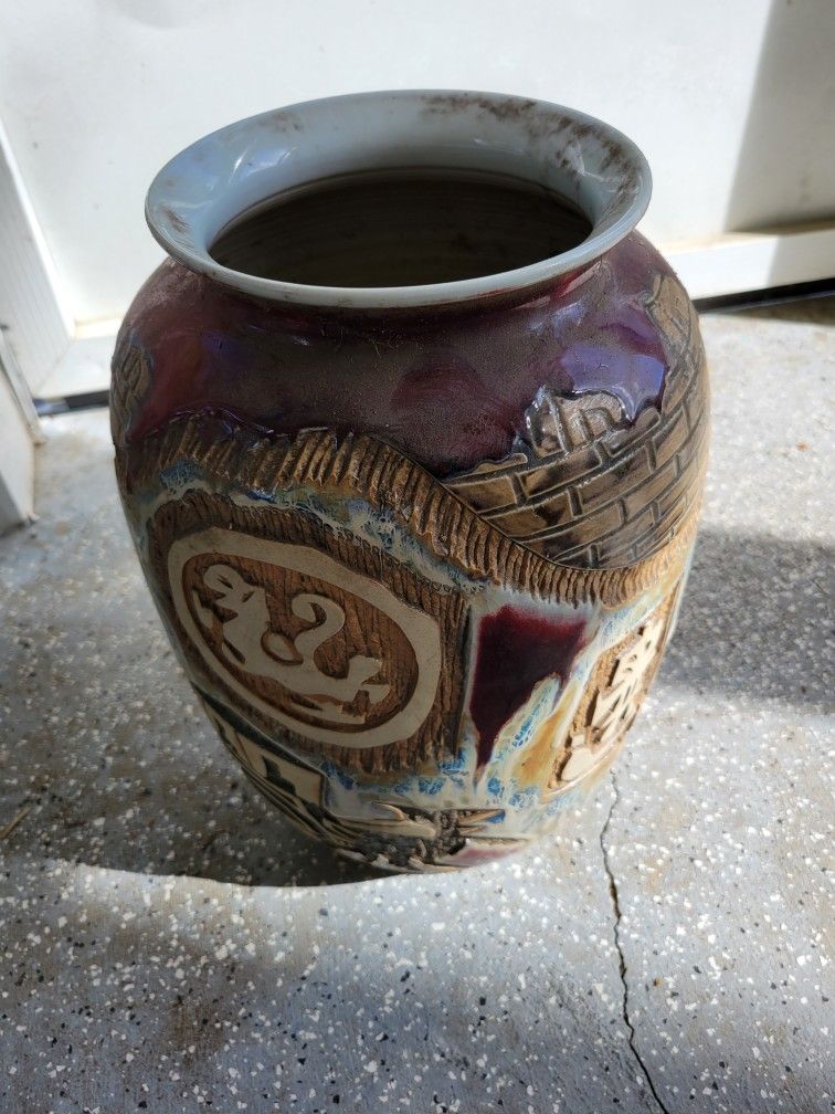 China Decoration Vase (Also For Live Peach Tree)