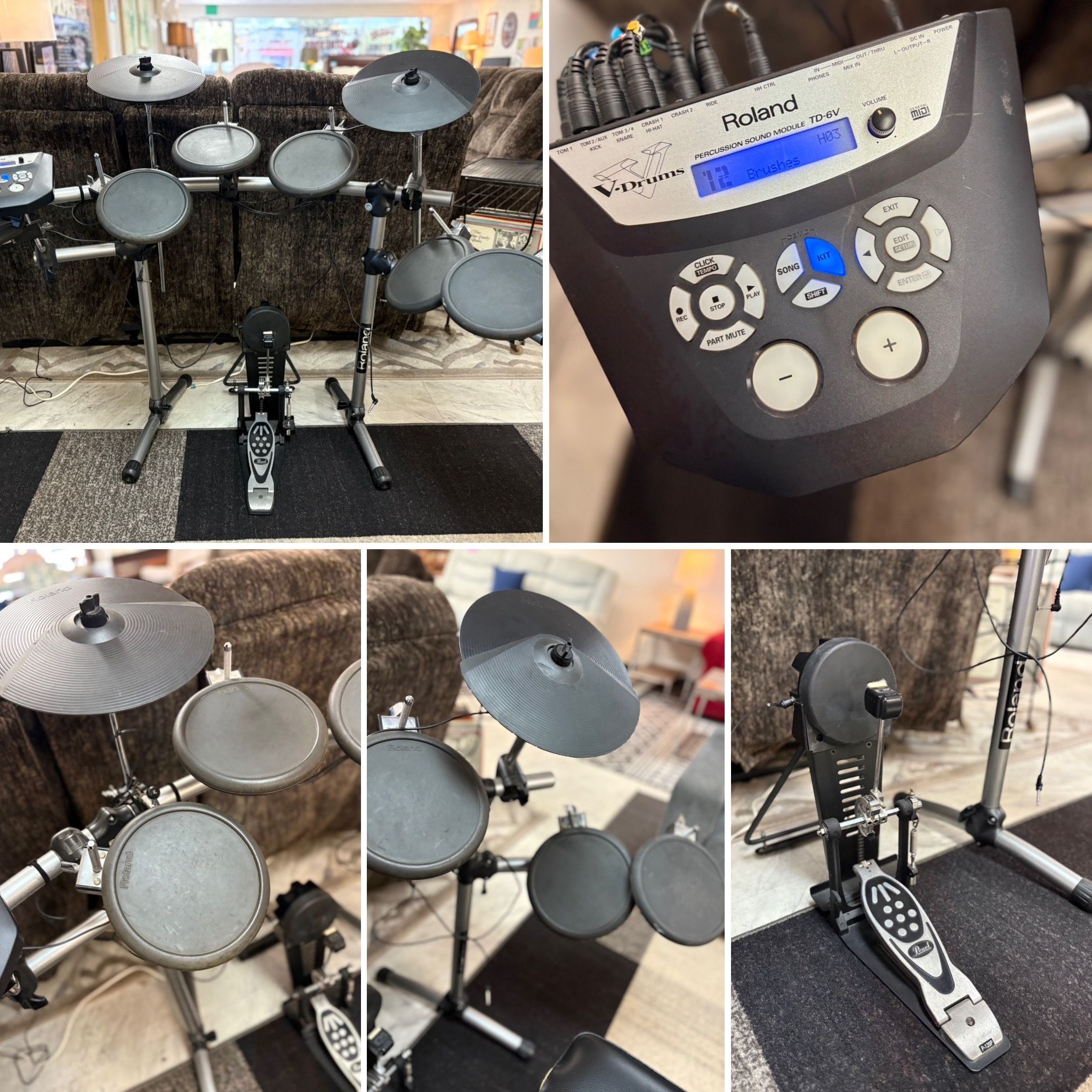 Roland TV-6V Electric Drum Set $149.99
