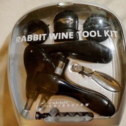 6 Piece Metrokane Rabbit Wine Tool Kit
