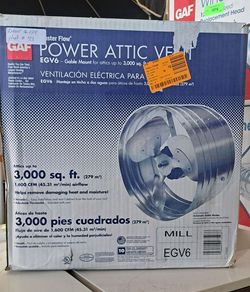 Master Flow
1600 CFM Silver Electric Powered Gable Mount Gable Louver Vent
