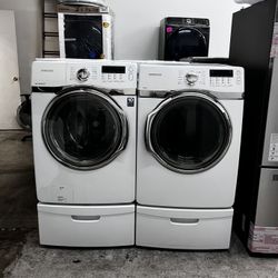 SAMSUNG WASHER & GAS DRYER