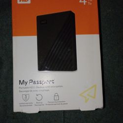 Brand New WD 4TB My Passport 
