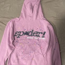 Purple sp5der hoodie. 