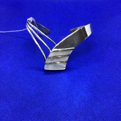 Silver Freeform Cuff