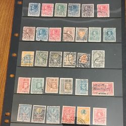 1920's & 30's Thailand Thai Siam King Rama VII King Prajadhipok 2 pages stamps -it is available