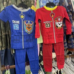 Paw Patrol  Set 2 Pajama Size 3T
