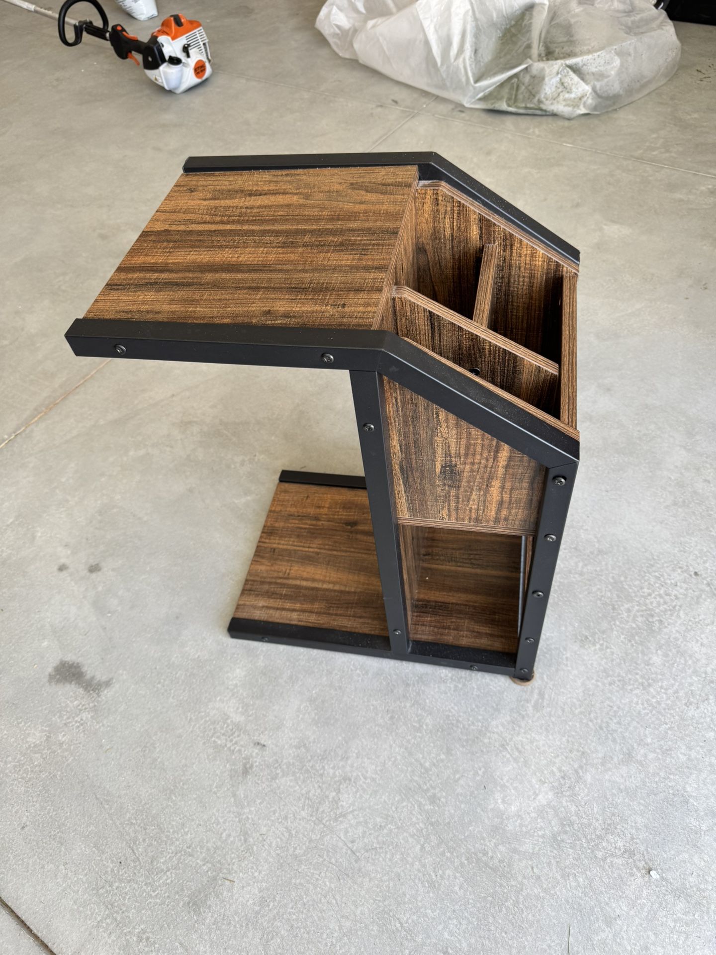 C-Shaped Side Table