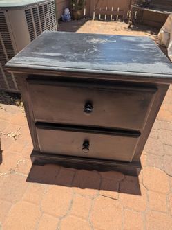 2 drawer nightstand/ storage