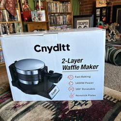 Brand New Cnydltt 2 Layer Waffle Maker 
