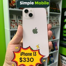 iPhone 13 128Gb (T-Mobile,Simple mobile)