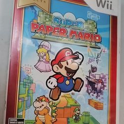 Super Paper Mario Nintendo Selects Wii Complete In Box With Manual Like New