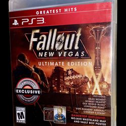 Fallout New Vegas Playstation 3 Ultimate Edition PS3 GAMESTOP EDITION