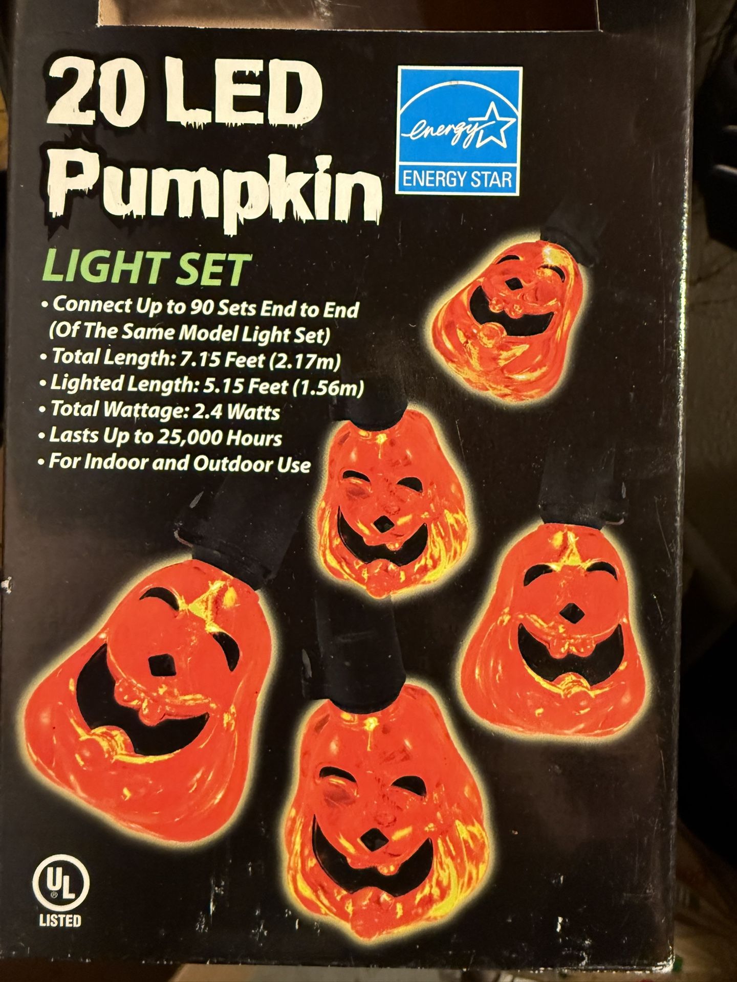 Halloween Vintage Pumpkin Lights