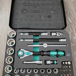 Wera Ratchet tools set 3/8" drive NEW