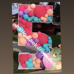 Number Balloon mosaic