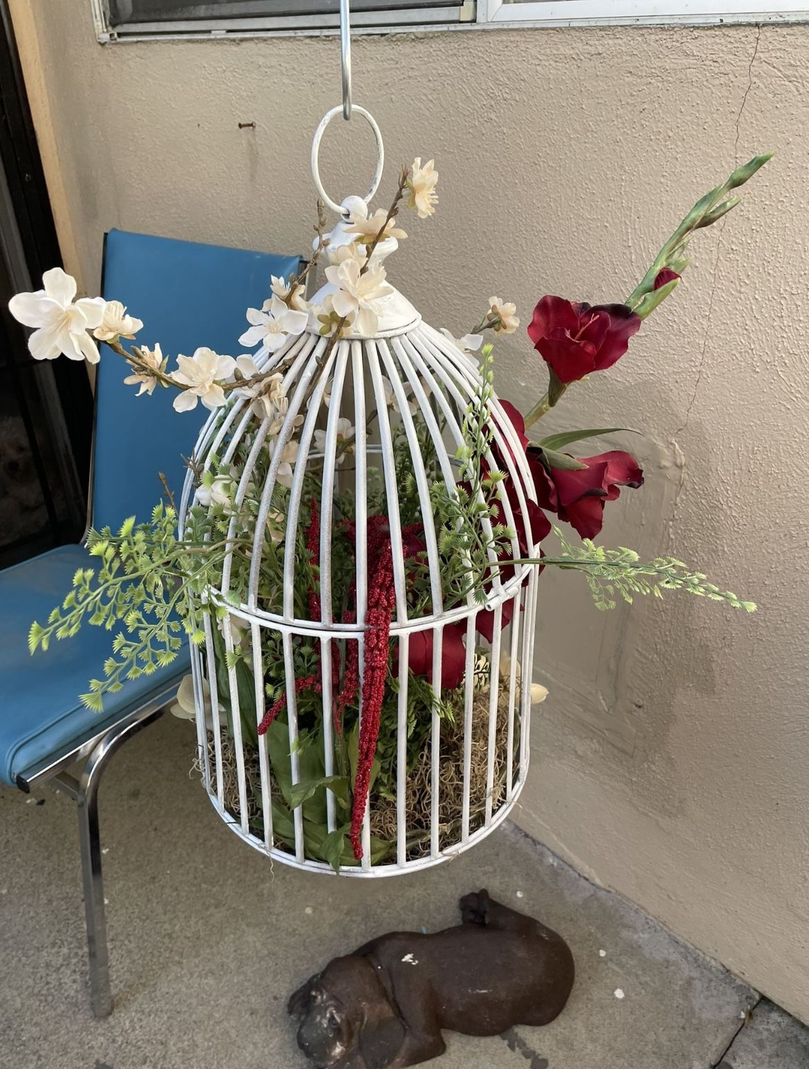 Rustic Bird Cage Decor