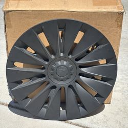 Tesla 21in. Wheel Covers OEM matte Black Fits Y Model 2021-22-23