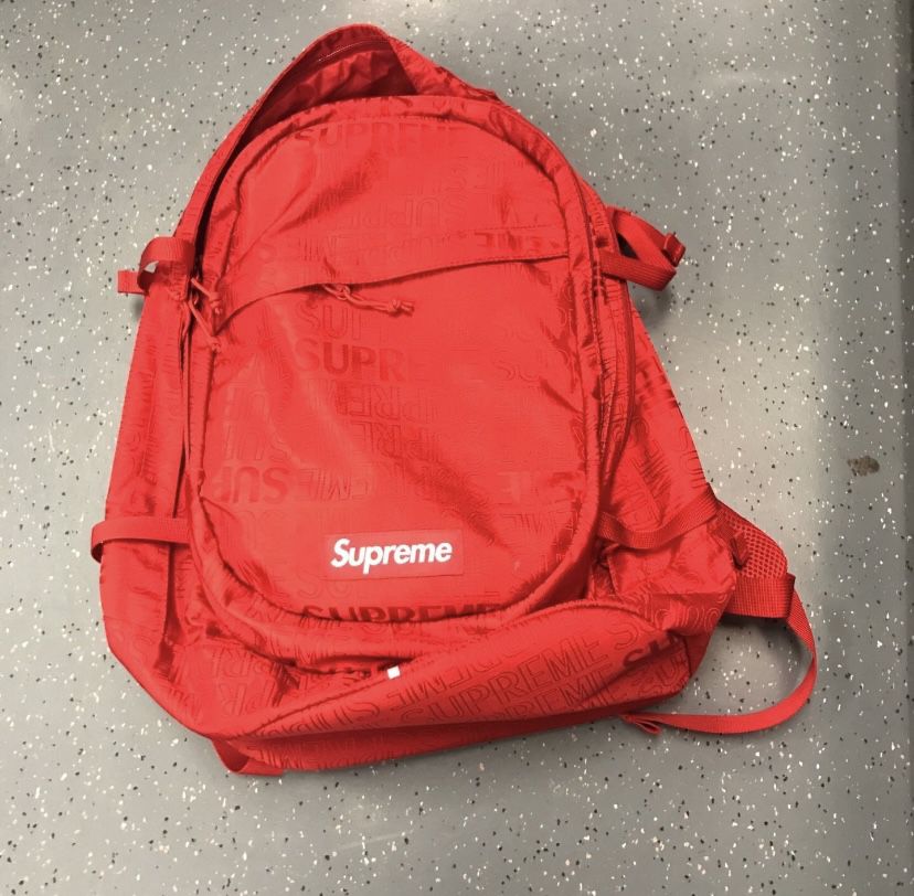 Supreme backpack red