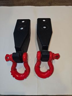 Steel Front Tow Hook Mount Bracket and D-Rings for 2007-2021 Tundra