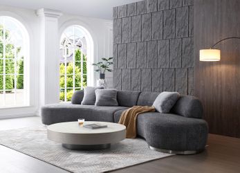 Brand New Fabric Upholstered Sectional Sofa with Financing Available 😱