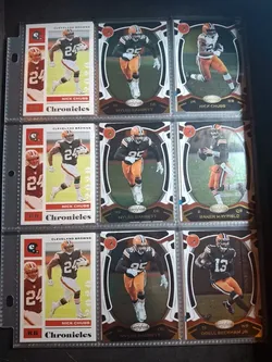 Cleveland Browns Panini NFL Card Lot – Chubb, Garrett, Mayfield & Rookies