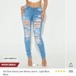 Fashion Nova Ripped Jeans