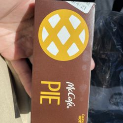Sealed 5 Year Old McCafé Pie - Sealed Food Product 