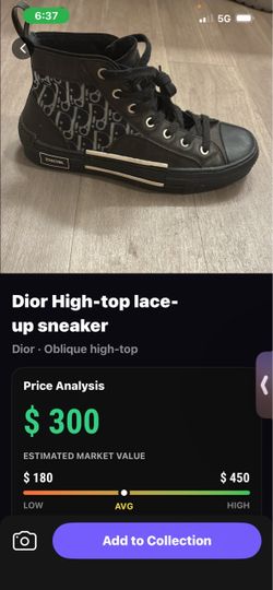 Dior Hightop lace up sneakers