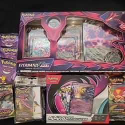 Pokemon Eternatus V Max Premium Collection Box Bundle