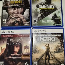 Ps5/Ps4 Video Games